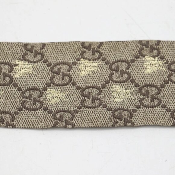 GUCCI Twill Monogram GG Bees Twill Neck Bow Scarf (CSC039343) - Picture 5 of 10